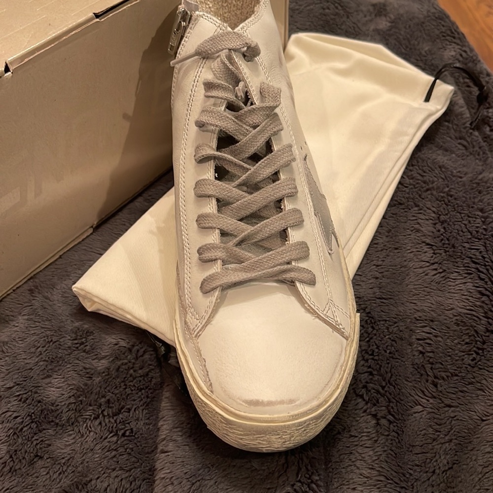 Brand new Golden Goose high tops. Size 37…fits big…more like a 7.5. - Picture 3 of 6